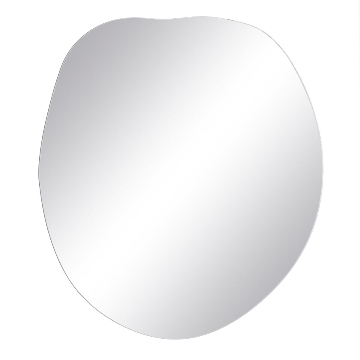Miroir mural Noir 60 x 1 x 60 cm